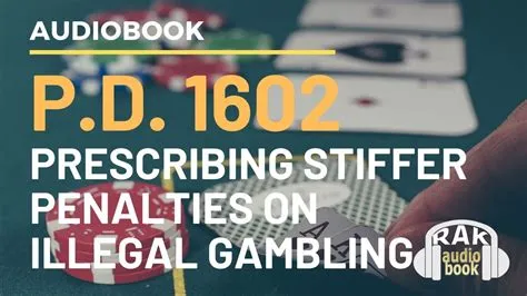 What is the penalty for illegal gambling in australia