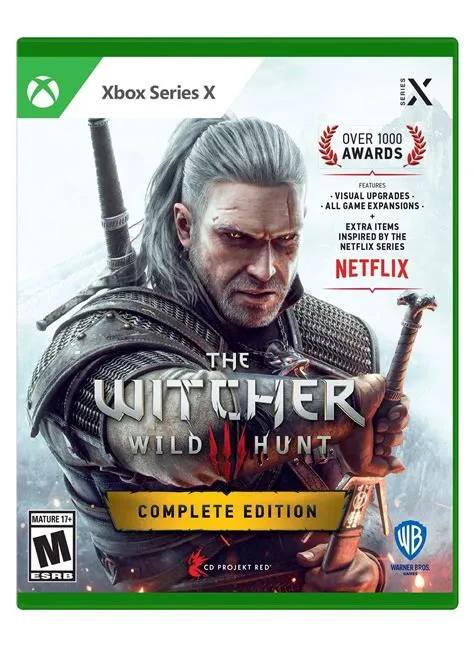 What is the install size of the witcher 3 on xbox series s