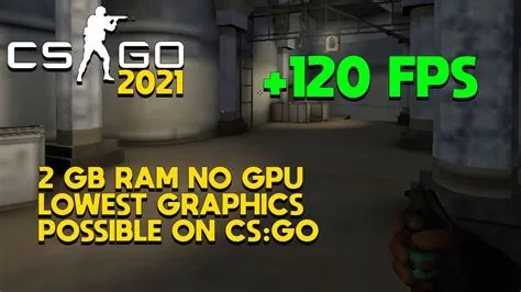 Can a 2gb ram laptop run csgo