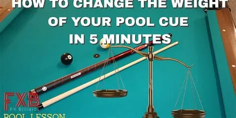 Is a lighter pool cue better