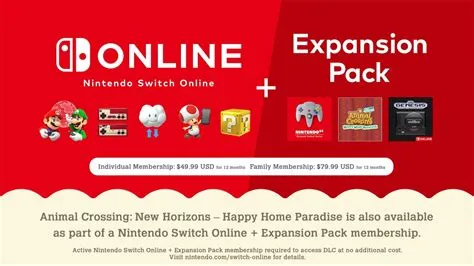 Does nintendo switch online expire