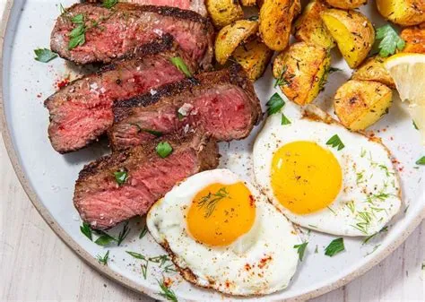 Why does steak taste like egg