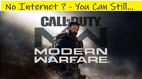 How to play offline on modern warfare 2