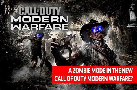 Does the new modern warfare have zombies