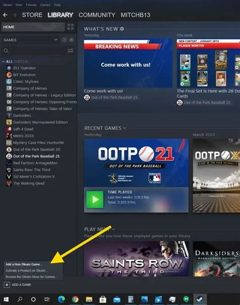 How do i add non-steam games to steam streaming
