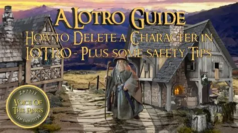 Do lotro characters get deleted