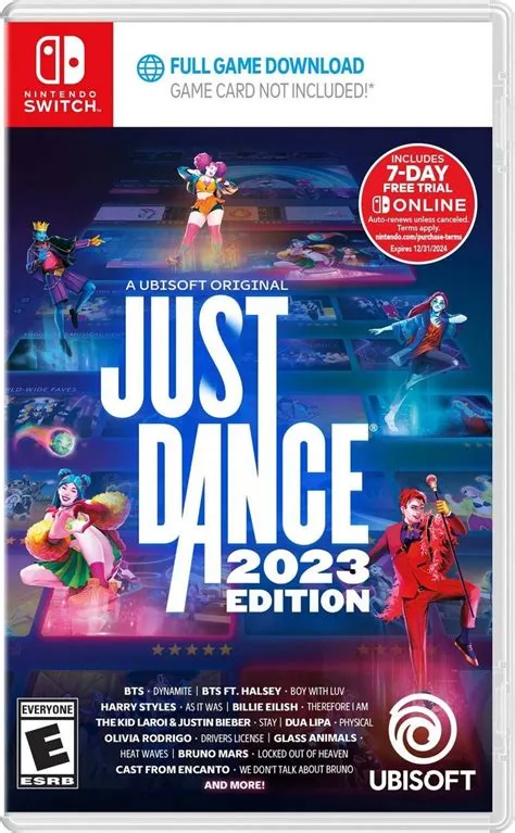Is just dance 2023 only code in box