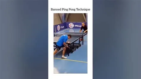 Why was ping-pong banned