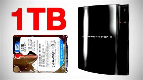 Can i put a 1tb drive in my ps3