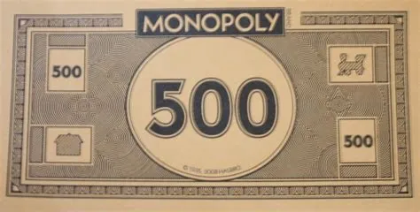 What colour is 500 in monopoly