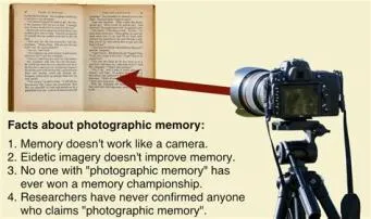 Is photographic memory 100 accurate?