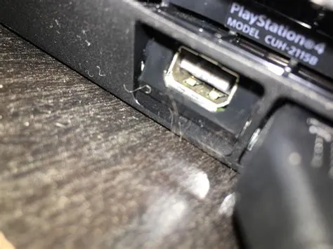 What is the aux port on the back of a ps4 for