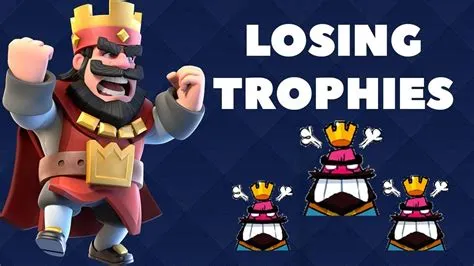 How many trophies can you lose in clash royale