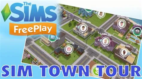 What is the maximum town value in sims freeplay