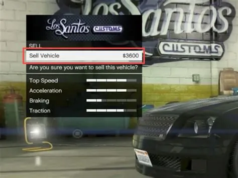 Why cant i sell cars in gta 5