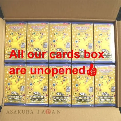 How many packs are in a japanese 25th booster box