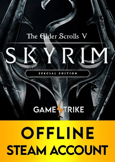 How to play skyrim special edition offline