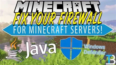 How do i allow minecraft through my firewall