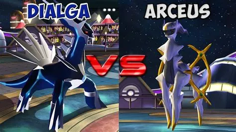 Can arceus defeat dialga