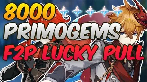 How many pulls with 8000 primogems