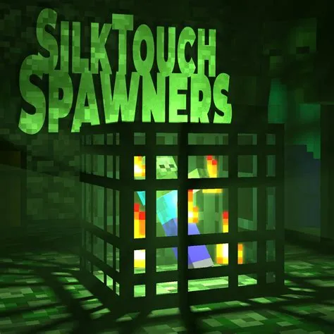 Does silk touch work on spawners