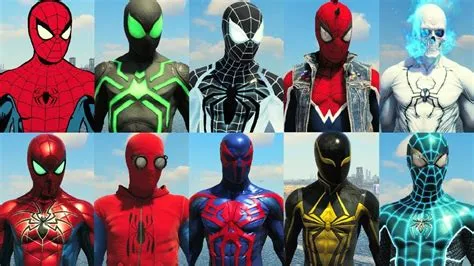 How many spider-man suits are there in spider-man ps4