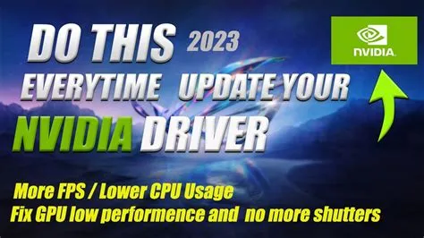 Should i update nvidia drivers everytime