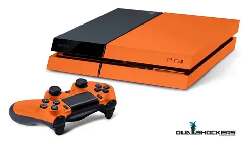 Why is ps4 light orange