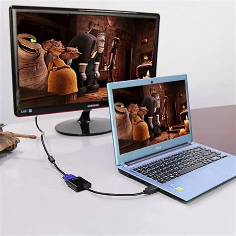 Can you connect a pc to a monitor with vga