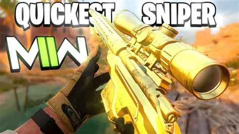 What is the fastest aiming sniper in mw2