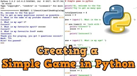 Can you code a game using python