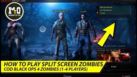 Does black ops 2 zombies have split-screen