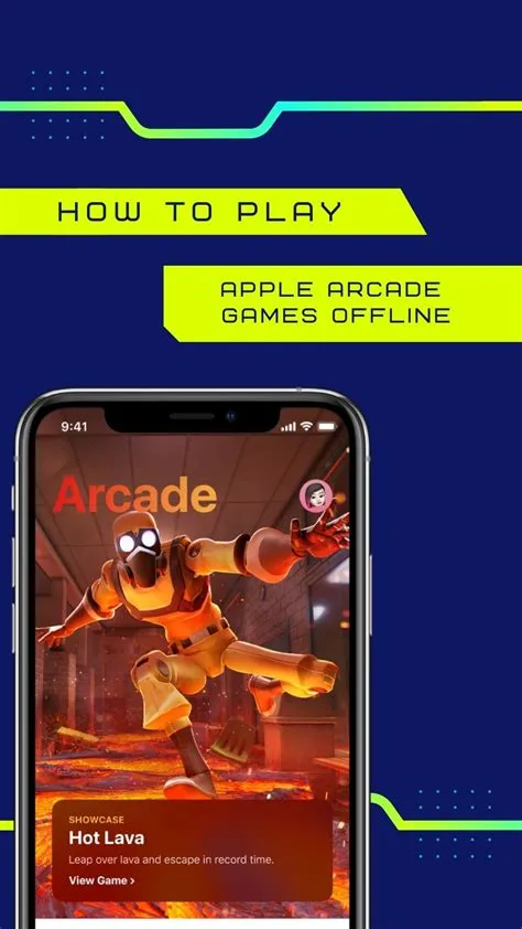 Can you play apple arcade offline iphone