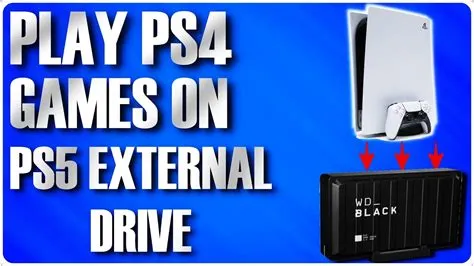 How fast can ps5 play ps4 games from external hard drive