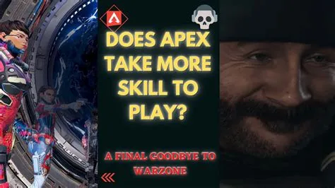 Is cod harder than apex