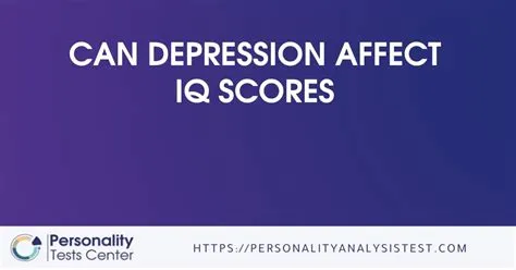 Does depression affect iq