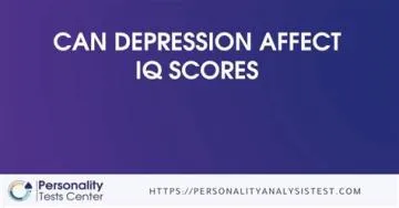 Does depression affect iq?