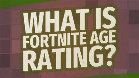 What age rating is fortnite on apple