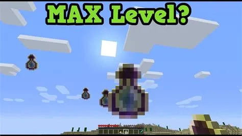 What is max levels minecraft