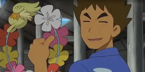 Who has a crush on brock in pokémon