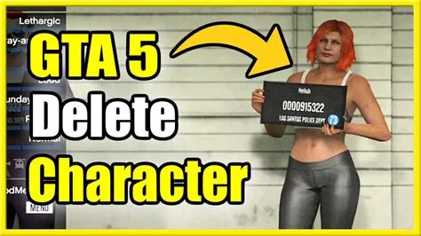 What happens if you delete your first character in gta online