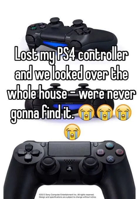 How do i find my lost ps4 controller in my house