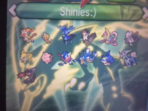 How many baby shinies are there