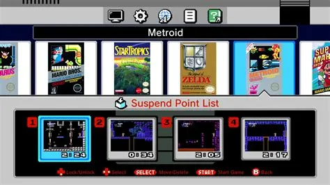 Can you save games on nes classic