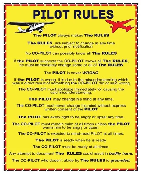 What is the two pilot rule