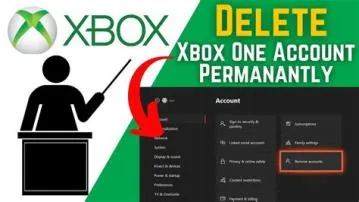 Can you delete ea account on xbox?