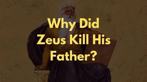 How zeus killed his father