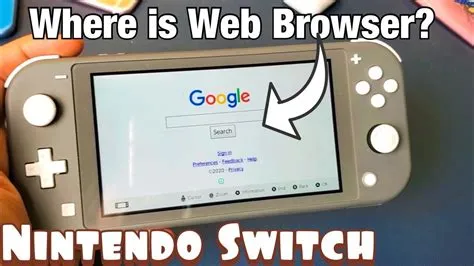 Can you browse the internet on the nintendo switch