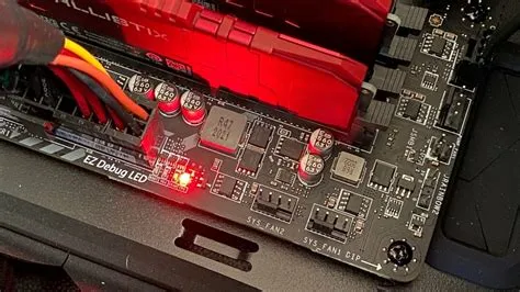 Why is my hp cpu blinking red