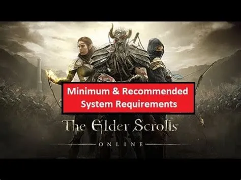 What is the minimum for elder scrolls online